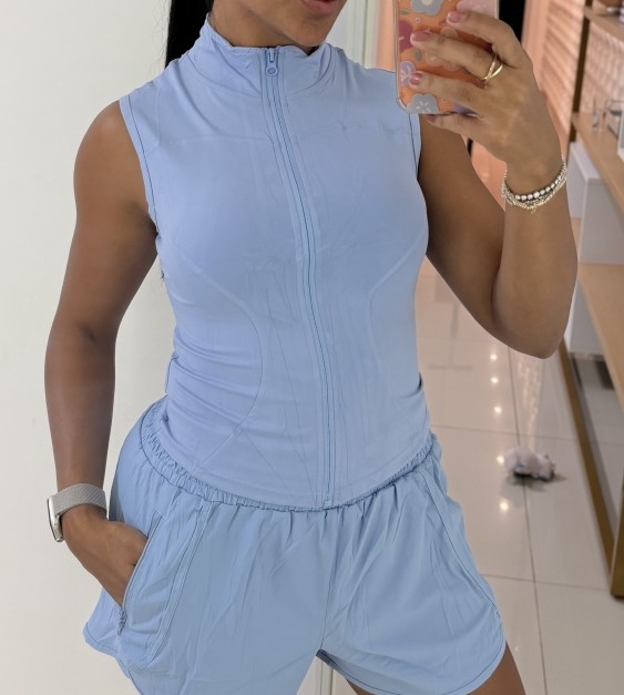 Colete Slim G Azul Bebê