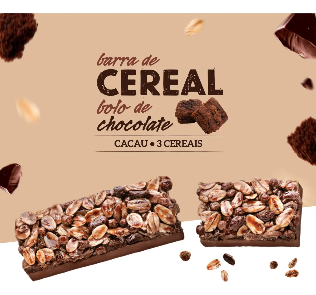 Barra de Cereais Nutry Bolo de Chocolate 22g