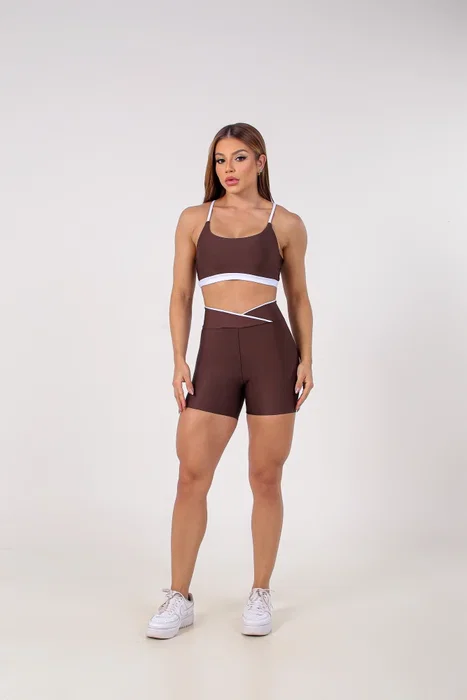 Conj Short AN G Roxo